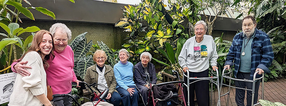 All Saints Assisted Living folks took a trip to Olbrich Gardens